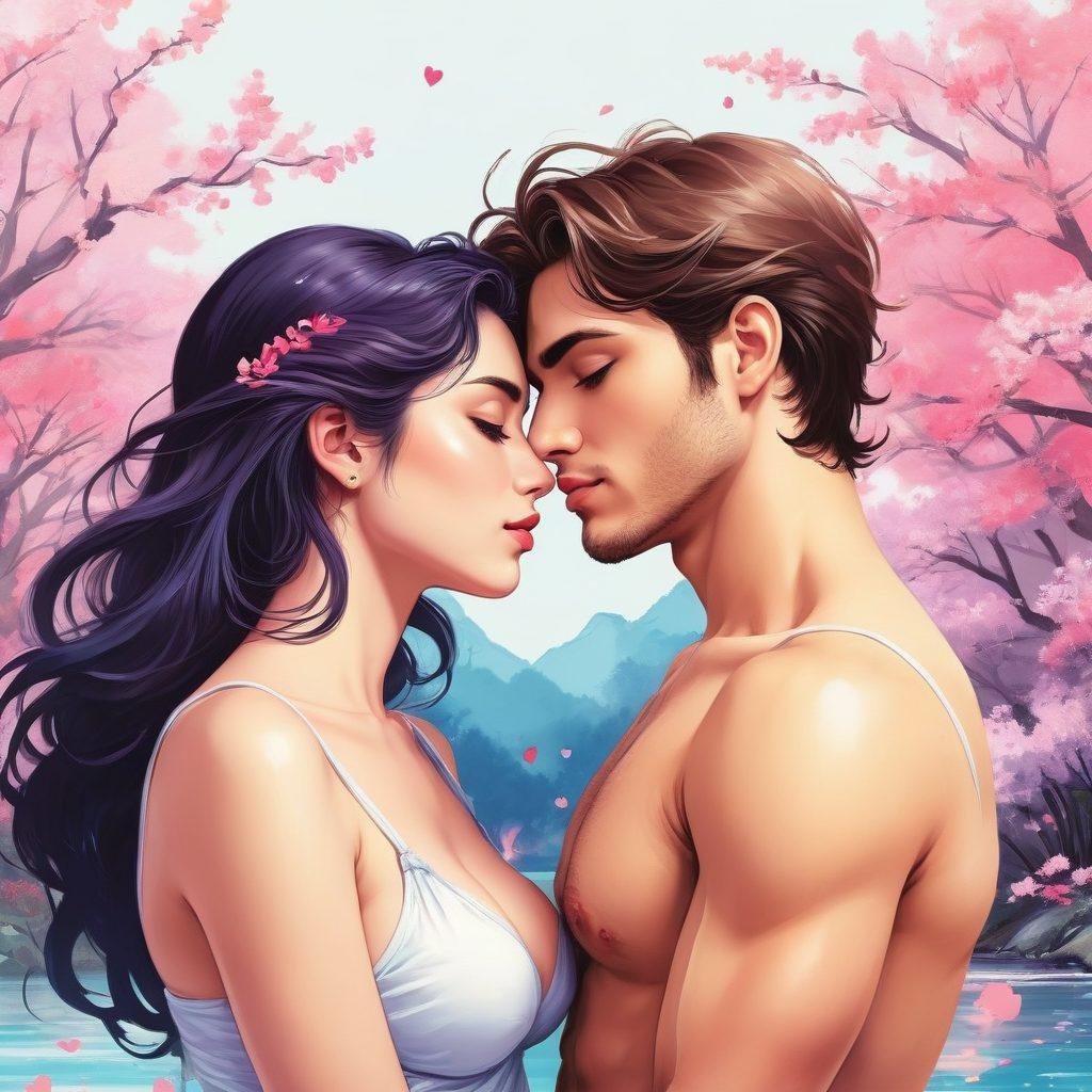 A vibrant and whimsical anthology displaying the journey of affection through various artistic styles, showcasing characters from classic to modern hentai, intertwined with hearts and romantic symbols. Soft pastels mixed with bold colors capture the evolution of love and intimacy. Elements like traditional ink drawings flowing into digital art add depth and contrast, symbolizing the transition in adult entertainment. The background should evoke a dreamy atmosphere to reflect the emotional aspect of love. vector art. vibrant colors.